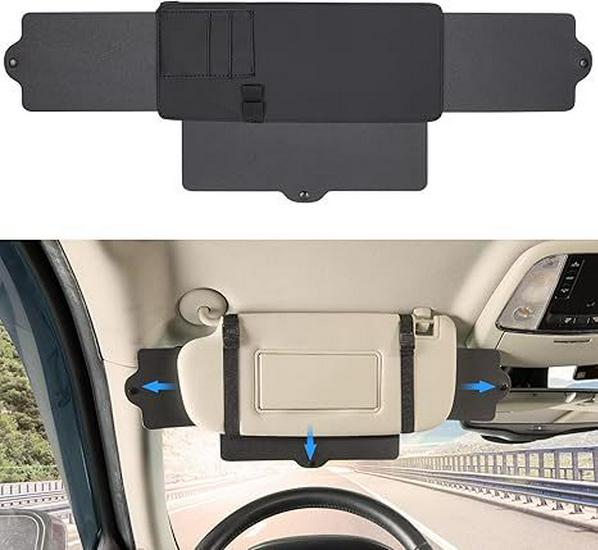 Portable Retractable Car Sun Visor: Anti-Glare, Eye Protection Model In Stock