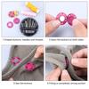 5 Pairs Sewing Metal Buttons Magnet Stone Colorful Automatic Magnetic Snap Buttons Invisible Suitcase Bag Coat Buckle Diy Craft