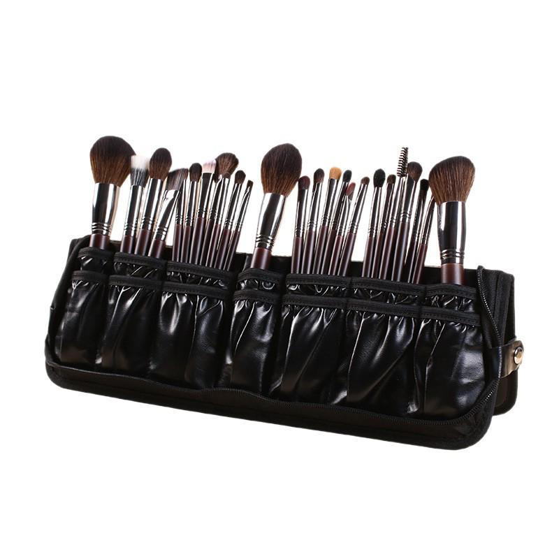 26-Piece Professional Makeup Brush Set - Animal Hair Brushes for Makeup Artists