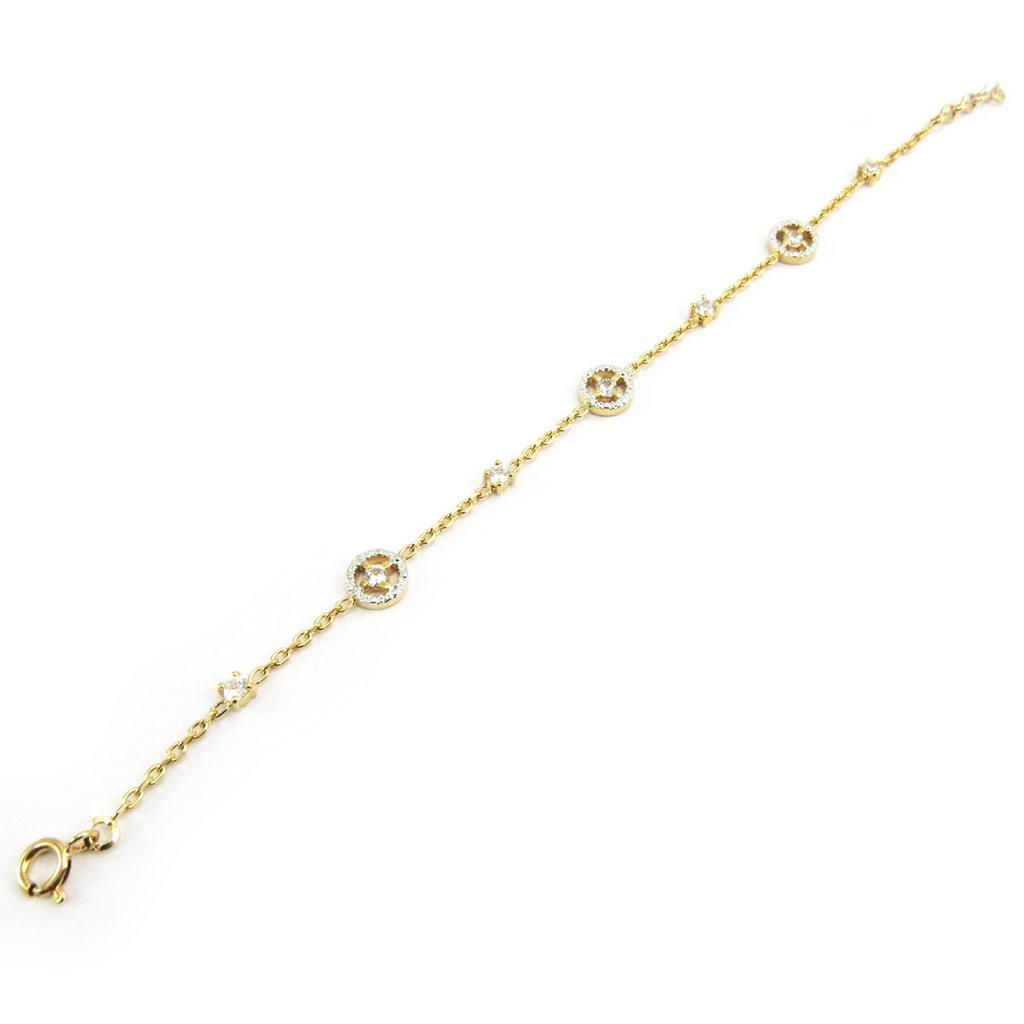 Altesse [G2464] - Gold Plated Bracelet 'Goddess'