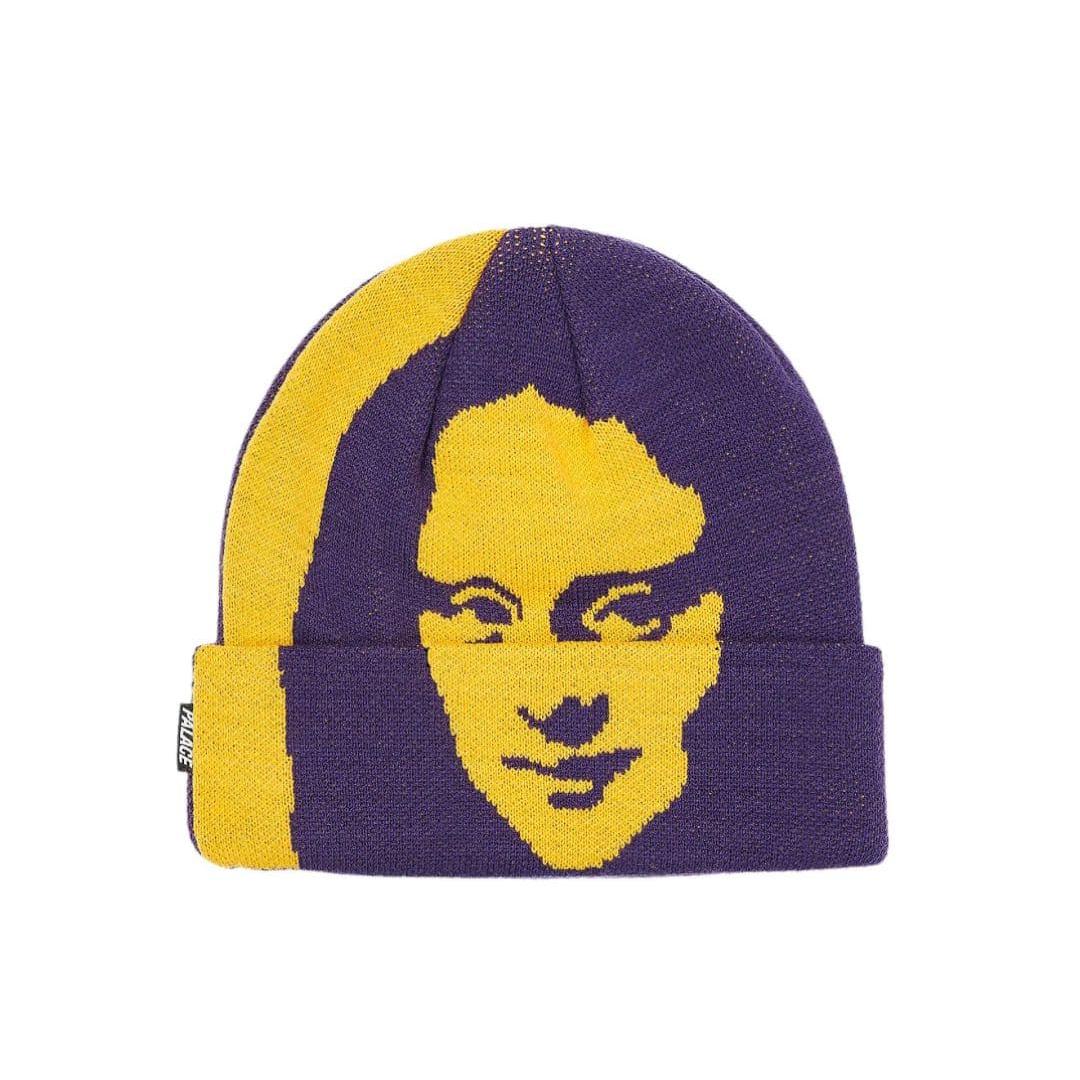 Used Palace Mona Lisa beanie purple yellow