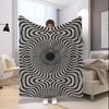 Twist Pattern Blanket Polyester Cover Bedroom Living Room Sofa Soft Comfortable Home Decoration Curtains Made Of Area Window Treatment