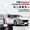 Pentru Mazda 6 2002-2025 GG GH GJ GL Creion de Reparare Vopsea Touch Up Remover Zgârieturi Accesorii Auto DIY Negru Alb Roșu Albastru Maro Gri