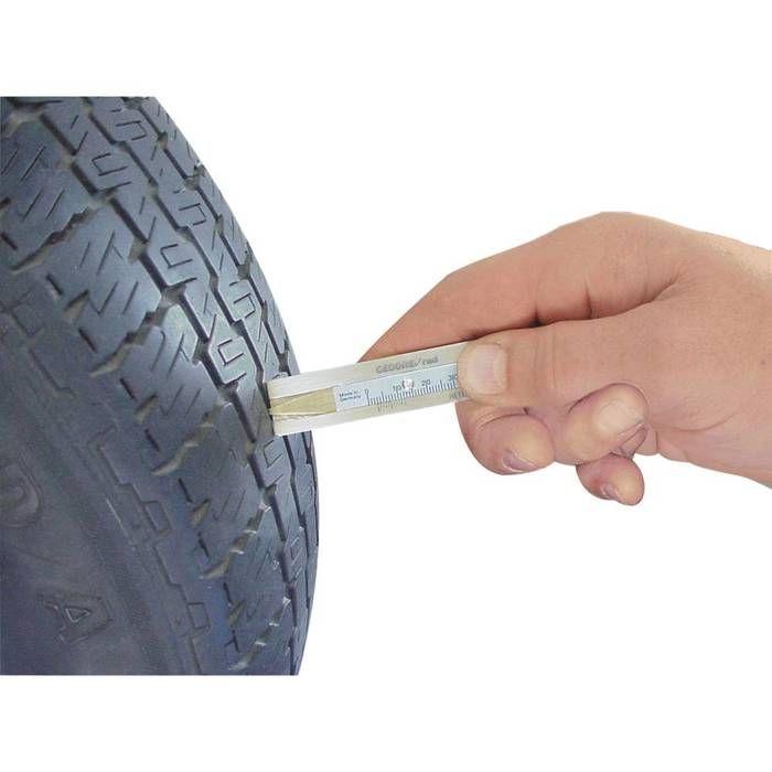 Gedore RED 3301552 Jauge de profondeur pour pneu Plage de mesure de profondeur 0 - 30 mm | CONTROLEUR DE PRESSION