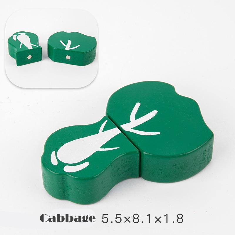 Magnetické Dřevěné Krájení Ovoce Zeleniny Hra na Předstírání Simulace Kuchyňské Hračky Klasická Hra Montessori Vzdělávací Hračky Pro Děti