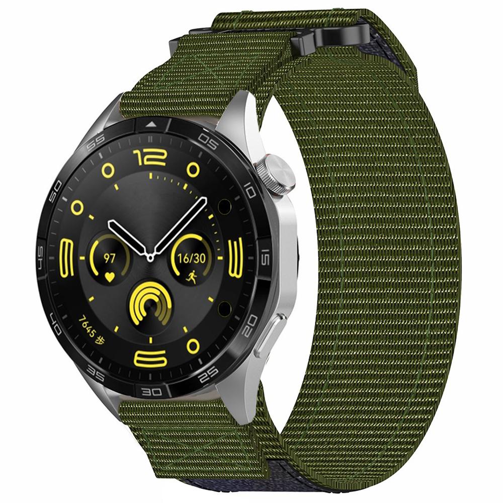 

For Samsung Galaxy Watch6/Watch 5/Watch4 Nylon Watch Band 22mm Adjustable Wrist Strap Grey