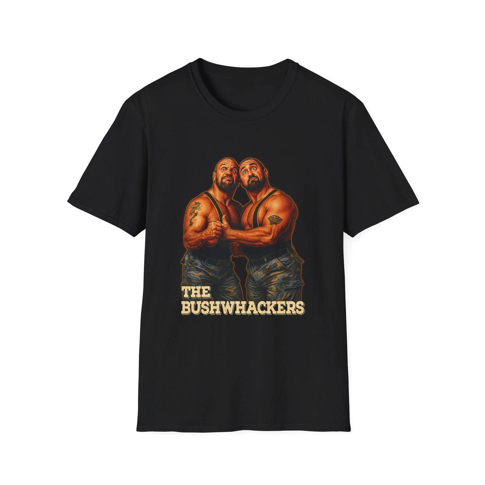 The Bushwhackers T-Shirt, Retro Wrestling 90s Tee, Unisex XXL