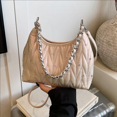 Unterarmtasche Mode Handtasche Neue Umhängetasche Crossbody-Tasche Rhombus Damentasche