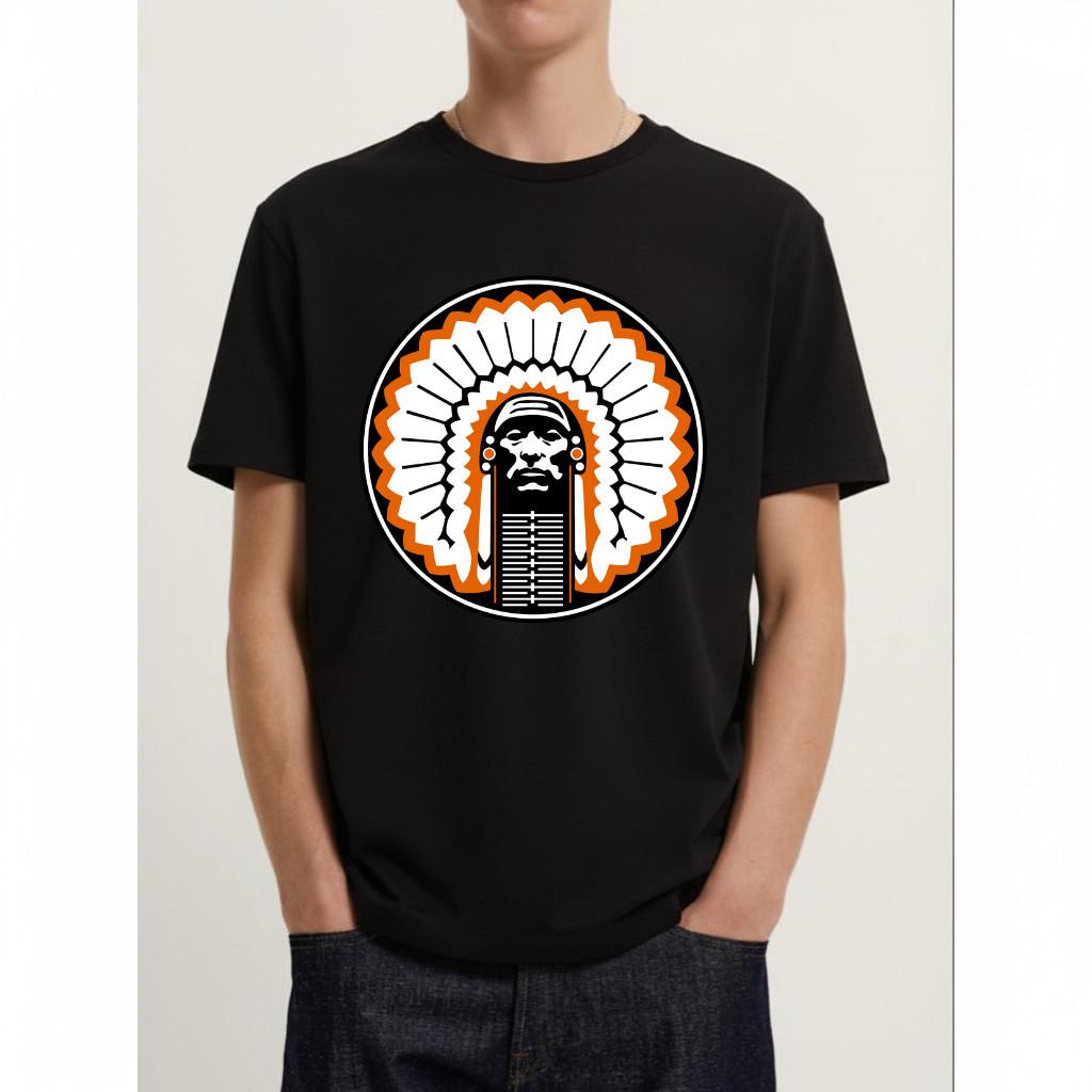 SALE Vintage University of Illinois Urbana-Champaign Chief Illiniwek T-Shirt L