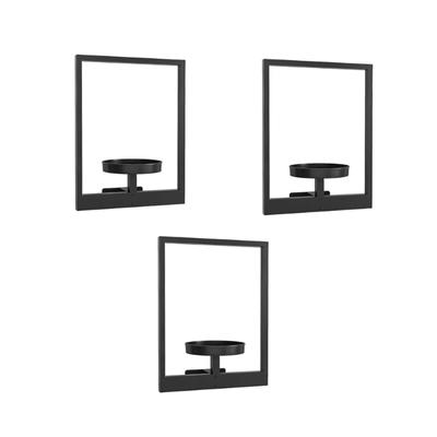 Space Saving Modern Iron Wall Mounted Planter Shelf Holder For Vertical Gardening And Home Decoration Hanging Plant 3pcs