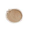 12cm*12cm Cotton Rope Heat Resistant Woven Coasters Handmade Multiple Colors Creative Coffee Cup Pad Chic Accessories