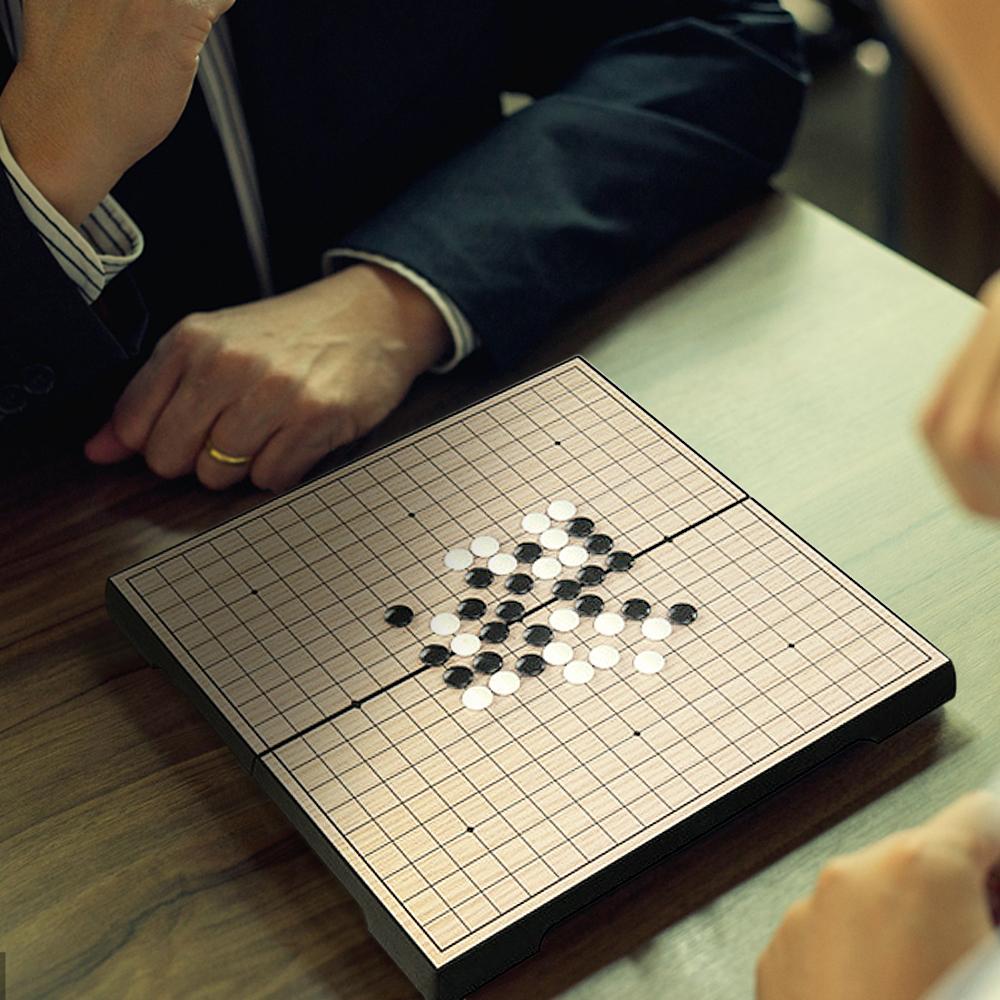 Magnetická sada Go 19x19 Skládací desková hra Cestovní přenosná lehká Weiqi Čínský šach Stará hra Hra do salonu