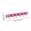 Non-Marking Suction Cup Hooks Plastic Kitchen Storage Hooks Practical Towel 6 Head Hooks  Bathroom