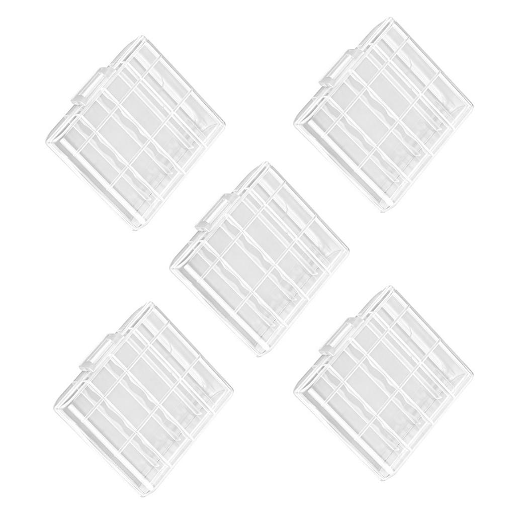 Rapid Battery Replacement Organizers for 4 2A 3A Batteries Storage Box Easy Access PP Case Quick Device Changes