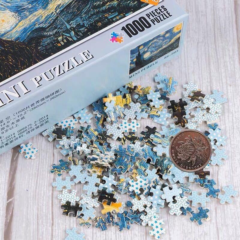 1000 PCS DIY Große Puzzle Spielzeug Personalisierte Jigsaw Puzzle Spielzeug