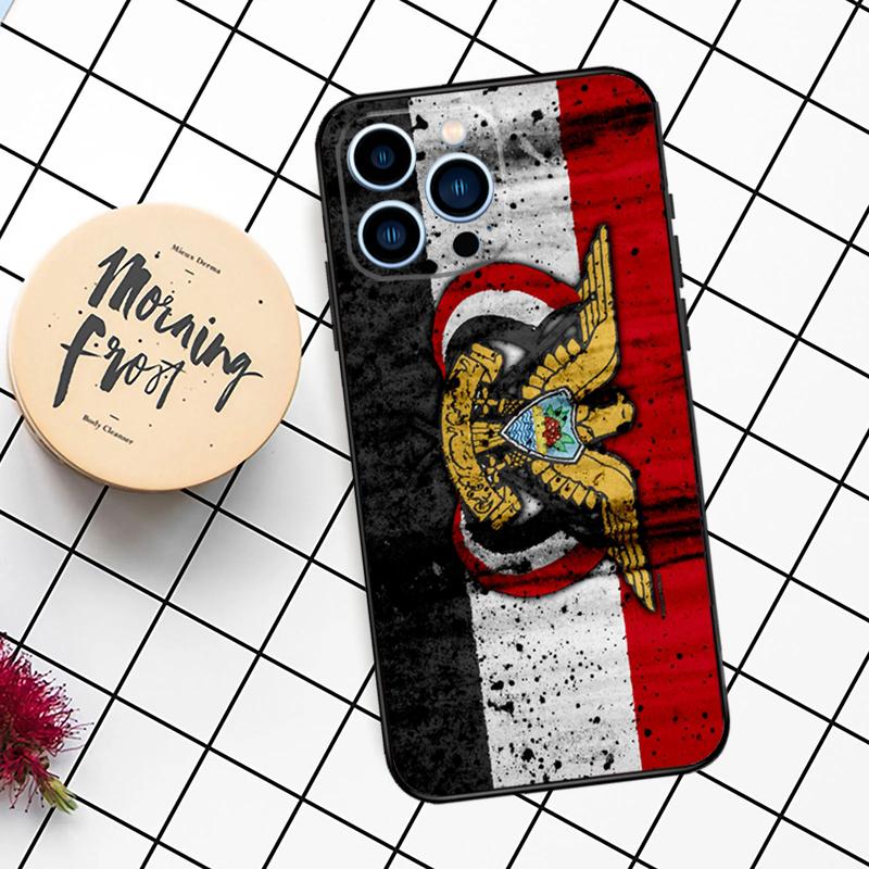 Jemen Flagge Wappen Hülle Für iPhone 16 15 14 11 12 13 Pro Max Mini X XR XS Max 7 8 16 15 Plus Hülle Funda