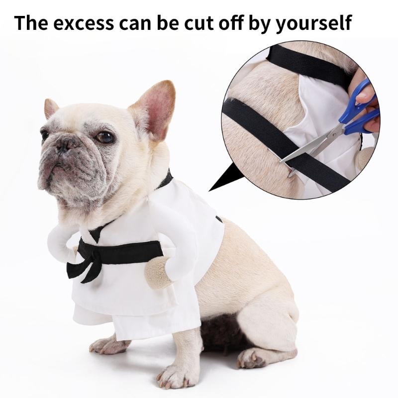 Dog Martial Arts Costume Halloween Event Outfit For Small Breeds Costume Parties And Birthday Party Photography