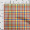 oneOone Cotton Flex Fuschia Pink Fabric Check Sewing Craft Projects Fabric Prints By Yard 40 Inch