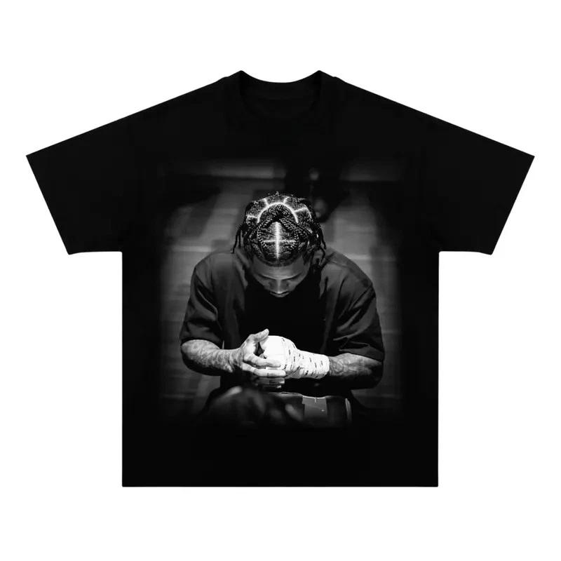 COMBATWEAR Retro 90s Gervonta Davis Graphic Tee, Unisex Boxing Shirt L