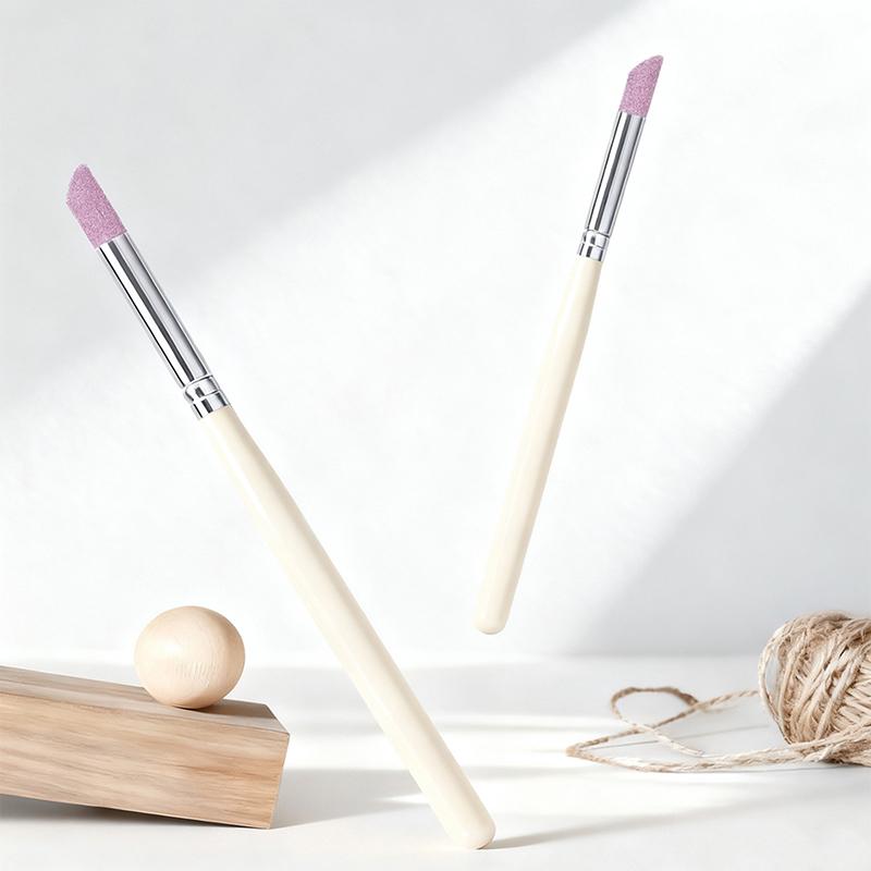 1/2Pcs Quartz Stone Scrub Nail File Rods Cuticle Remover Dead Skin Remover Pen Lightweight Portable Handy Use Manicure Tools
