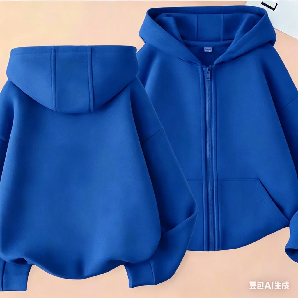 Nuove Felpe con Cappuccio Bambino Colore Unico Ragazzo Zip Primavera Autunno Ragazza Casual Felpa con Zip Felpe Bambino Felpa