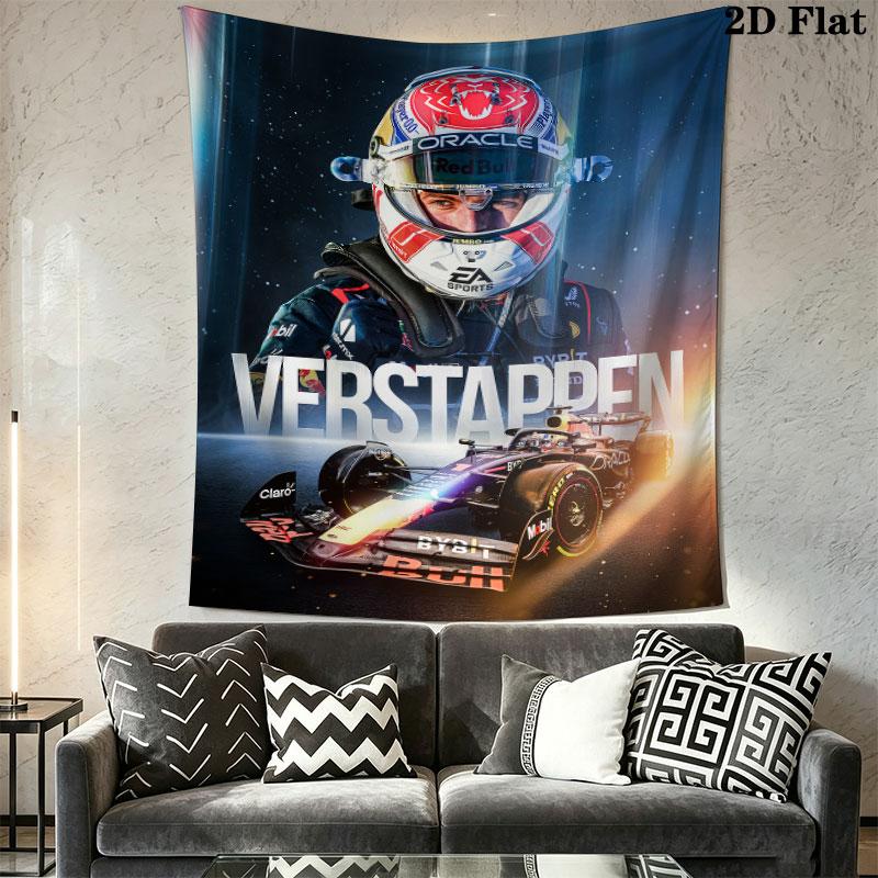 VER Race Maestro Wall Tapestry Aesthetic Wall Hanging Printed Fabric Blanket Decorative Tapestries for Bedroom Living Room Home Decor
