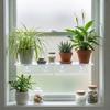 High Transparency Acrylic Plant Rack for Window Gardens Multipurpose Plant Holder Stand For Growing Vegetables