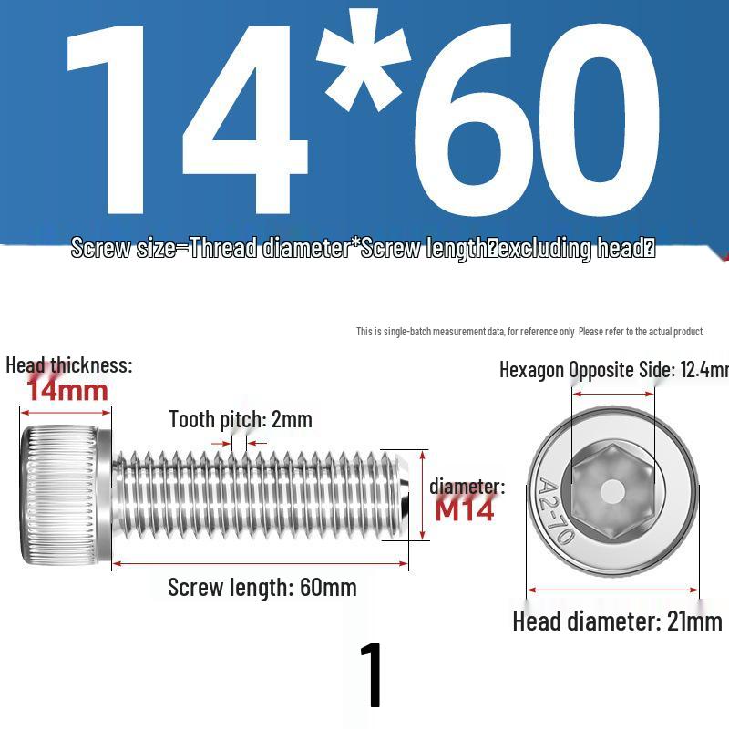 304 Stainless Steel Hex Socket Cap Screw with Extended Thread