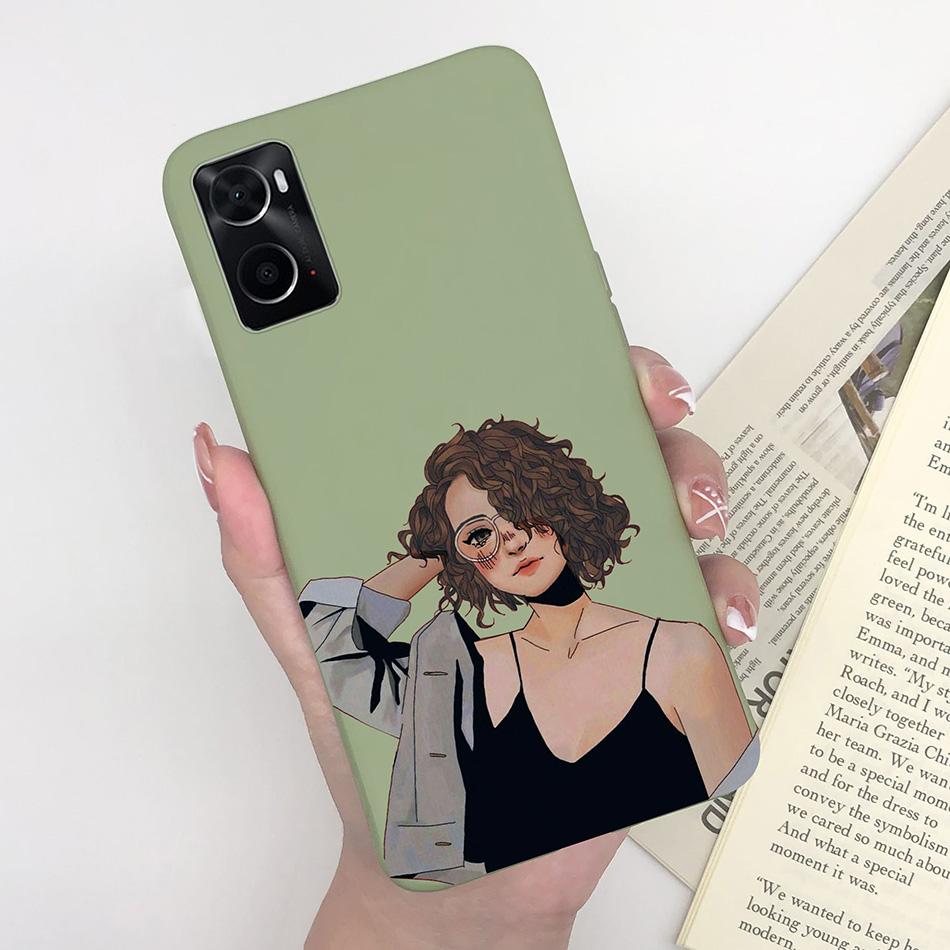 Phone Case For Oppo A96 A97 Cat Monster Soft Matte Silicone Anti Drop Back Cover For Oppo A 96 97 OppoA96 Bumper Funda Coque Bag
