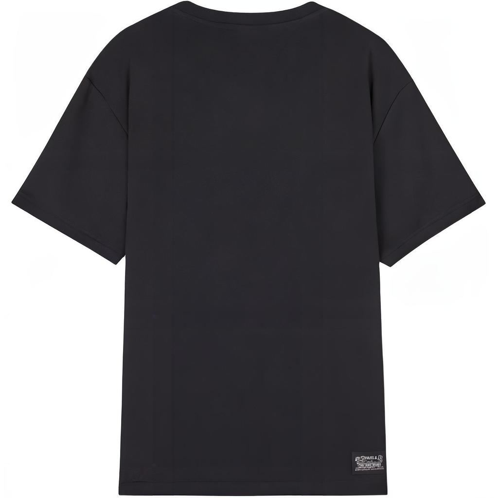 Levi's T-Shirts Unisex Black Crew Neck Moderate 001AM-0001