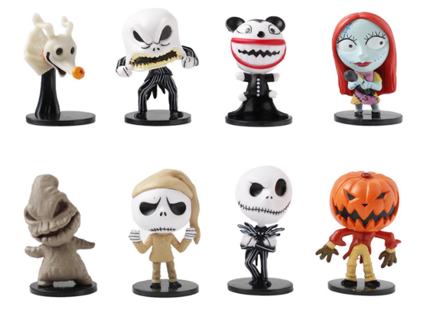 

The Nightmare Before Christmas Jack Skellington Model Figure Toys 7-11cm no box