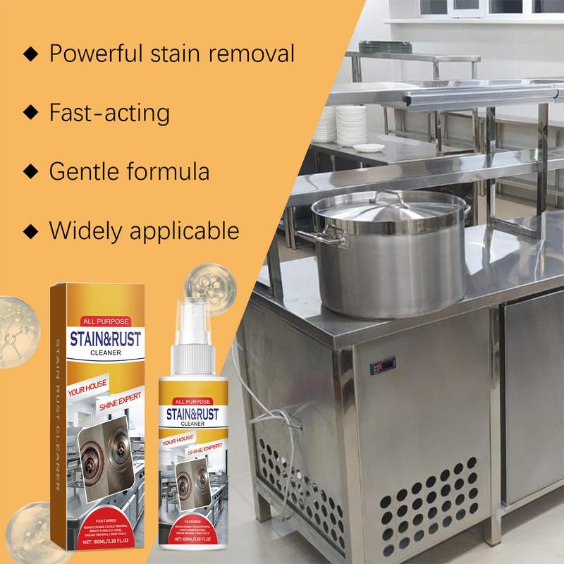 Rust Removal Spray Grills Ovens Dirt Oil Stain Cleaning Degreaser Metal Cookware Anti Rust Agent Kitchen Rust Cleaner