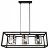 HANGING LAMP CAGE ELEGANT GLASS SHADE