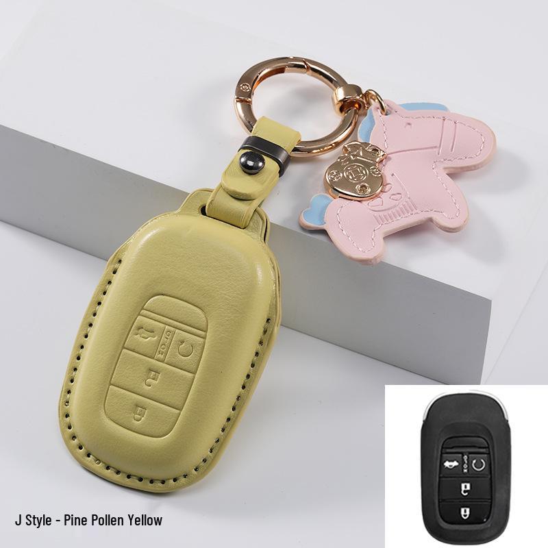 Honda Key Case for 25 Models: Civic, CR-V, Accord, Inspire, Fit, Odyssey - Cartoon Design for Men & Women