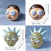 Lustige Rick-und-Morty-Professor-PVC-Maske für Halloween-Cosplay