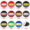 4 Stück 56+60mm Auto Radnabenabdeckung Aufkleber Felgenabdeckung Emblem Abzeichen modifiziertes Fahrzeuglabel Aufkleber Für bbs Reifenmittel Aufkleber