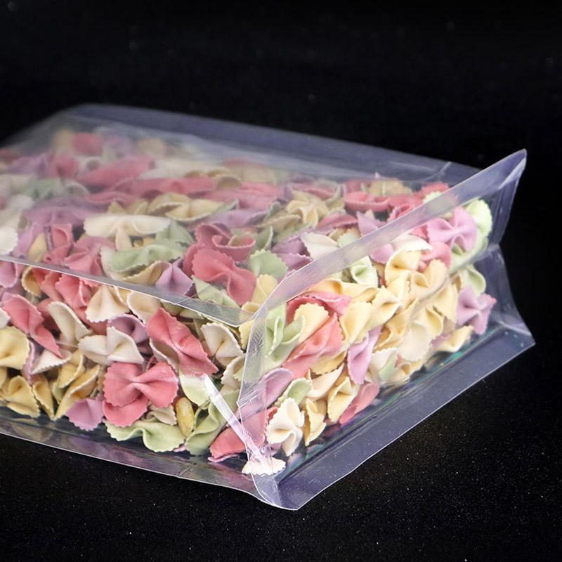 10/30PCS Sealed Ziplock Bags Clear Plastic Handle Bag Stand Up Food Packaging Pouches Resealable Candy Nuts Storage Bags