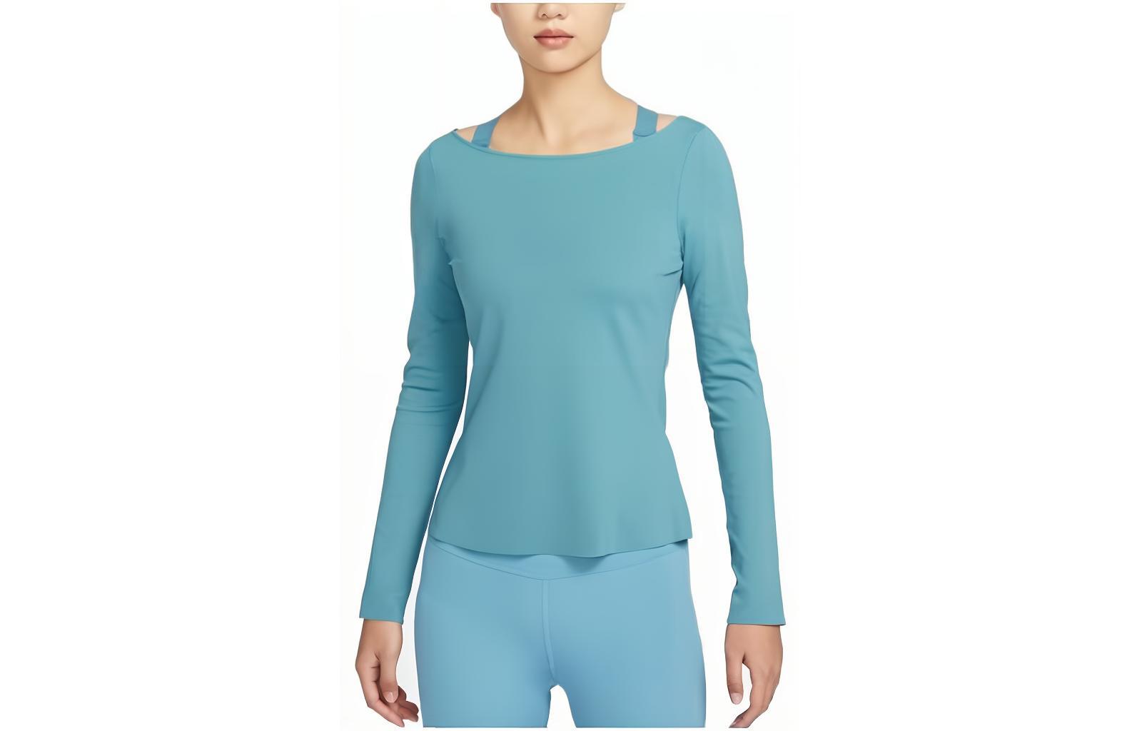 

Nike T Shirts Women s Blue Low Round Neck Moderate Other DQ6035-440 S