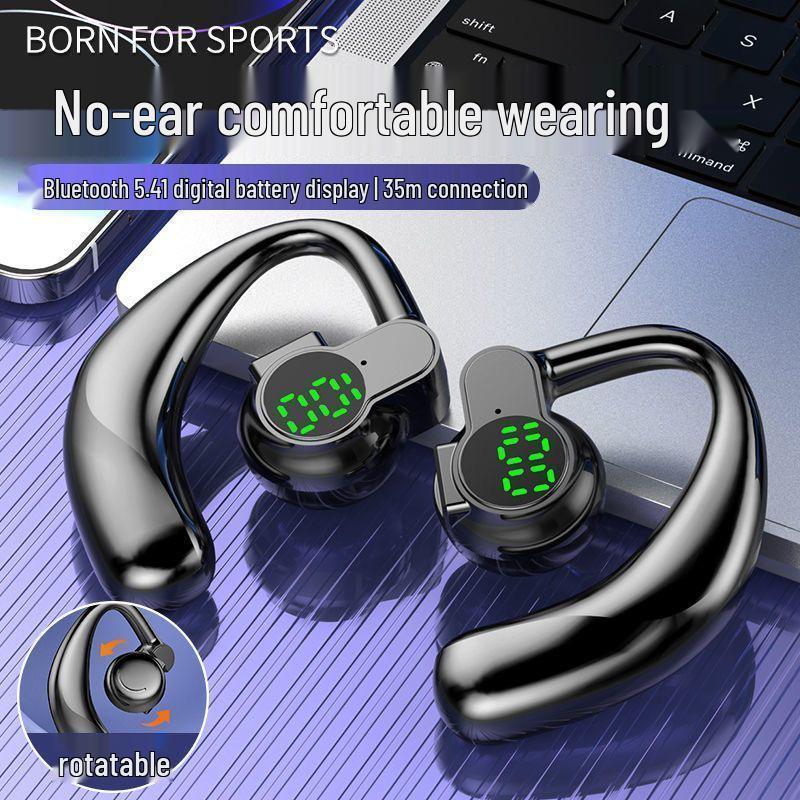 High-Quality Bluetooth Sports Earphone: Open Design, Single-Ear, Long Standby, Wearable on Both Ears