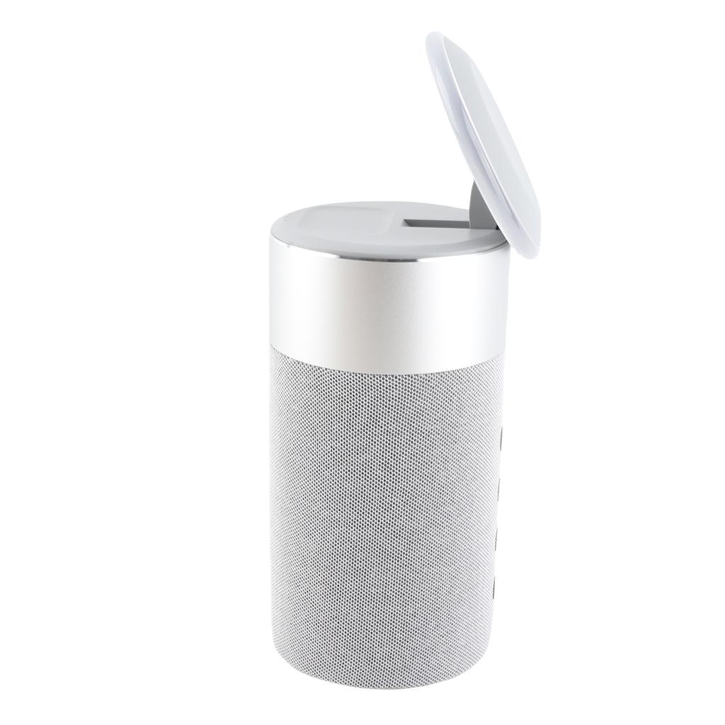 Wireless Charging BT Speaker with Night Light Multifunctional Wireless Charger LED Night Lamp Phone Stand Portable