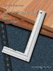 90° Aluminum Profile Corner Ruler, Multifunctional Woodworking Triangle & Steel Ruler