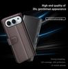 For Honor 500 5G Case Genuine Split Leather Phone Cover with Wallet Stand