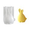 Nonstick Silicone Rabbit Mold for Crafting 3D Aromatherapies Candle Home Decoration Mould Unique Gift Making Mold