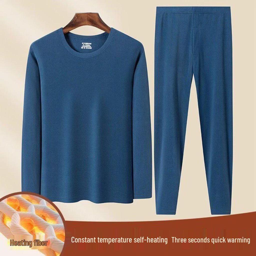 Pánská hřejivá fleecová termoprádlová souprava pro podzim a zimu