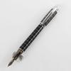 Gullor Silver Cross Line Pen 79 Fountain Pen with Fashion Elegant Baoer Black