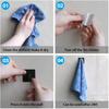 Custom Printed Self-Adhesive Towel Hooks Self Adhesive Holder Matte Black Kitchen Stainless Steel Home Square Hook