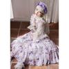 Firefly Flower OP Light Lolita Daily Lolita Vintage Dress - Girls' Soft Girl Fake Two-Piece Set