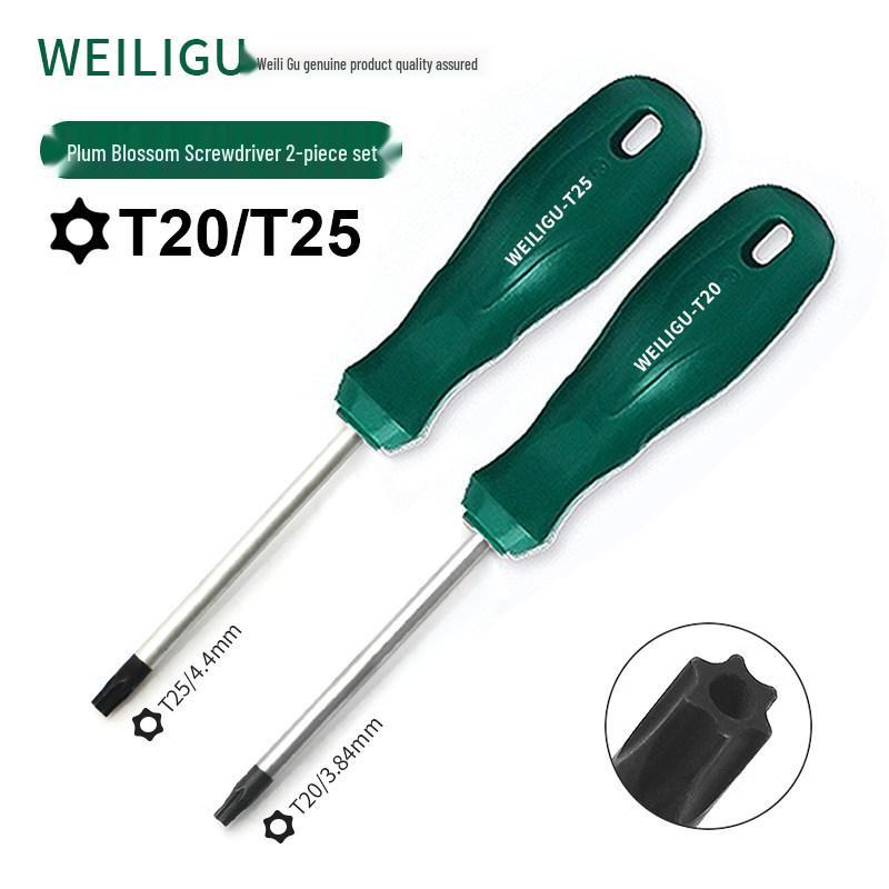 Extended Torx & Phillips Screwdriver Set: T8, T20, T30 for Car Repair & Air Filter Maintenance