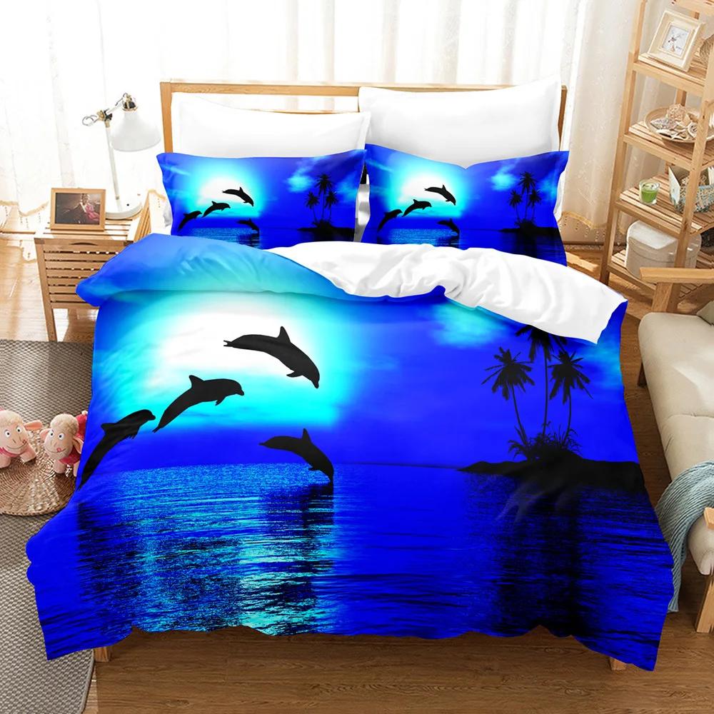 

Classic Stylish twin Full Queen King Animal Shark Bed Linens Children Winter Sets Kids Bedroom Housse De Couette Quilt Comforter (quilt)-EU Single(135*200cm)3pcs