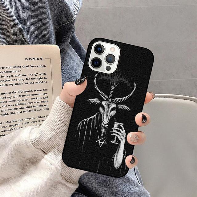 Devil Satan Mobile Soft Case For iPhone 17 Air 16 15 12 Pro Max 13 11 14 Pro Max Max SE2020 Plus Phone Cover